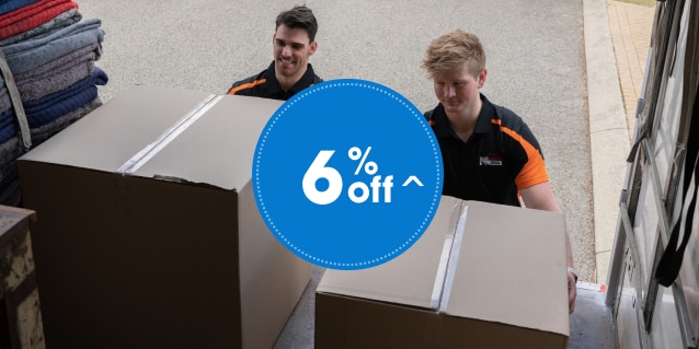 Removalists with boxes