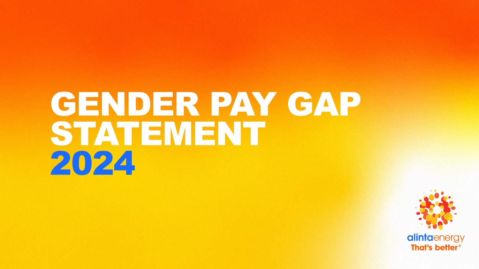 Addressing our gender pay gap
